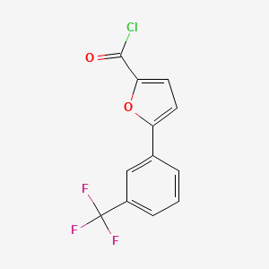 2-Furancarbonyl chloride, 5-[3-(trifluoromethyl)phenyl]-