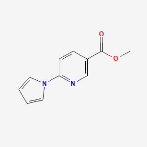 molecular formula C11H10N2O2 B1303663 methyl 6-(1H-pyrrol-1-yl)nicotinate CAS No. 852180-80-4