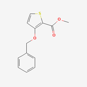 molecular formula C13H12O3S B1303688 Methyl 3-(benzyloxy)-2-thiophenecarboxylate CAS No. 186588-84-1