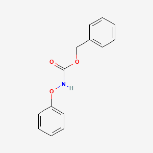 molecular formula C14H13NO3 B13036971 Benzyl phenoxycarbamate 