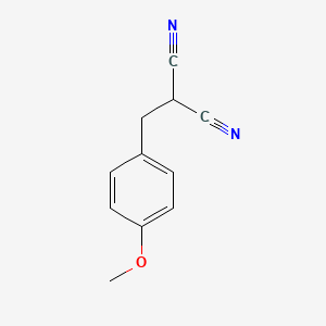 molecular formula C11H10N2O B1303699 2-(4-Methoxybenzyl)malononitrile CAS No. 5553-92-4