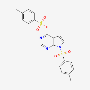 molecular formula C20H17N3O5S2 B13037031 Tofacitinib impurity 22 CAS No. 2250243-22-0