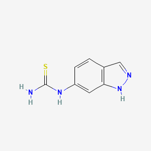 molecular formula C8H8N4S B1303704 N-(1H-indazol-6-yl)thiourea CAS No. 99055-55-7