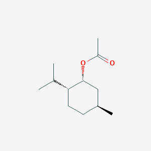 molecular formula C12H22O2 B130372 [(1R,2R,5S)-5-methyl-2-propan-2-ylcyclohexyl] acetate CAS No. 146502-80-9