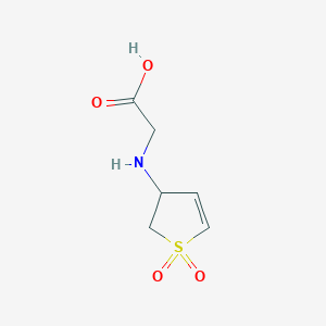 2-((1,1-Dioxido-2,3-dihydrothiophen-3-yl)amino)acetic acid
