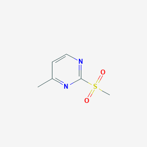 molecular formula C6H8N2O2S B1303735 4-Methyl-2-(methylsulfonyl)pyrimidine CAS No. 77166-01-9