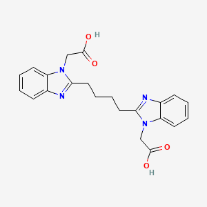 2,2'-(2,2'-(Butane-1,4-diyl)bis(1h-benzo[d]-imidazole-2,1-diyl))diacetic acid