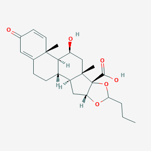 molecular formula C24H32O6 B130375 17-Carboxy Budesonide CAS No. 192057-49-1