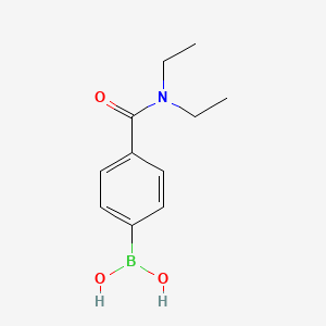 molecular formula C11H16BNO3 B1303757 4-(N,N-Diethylaminocarbonyl)phenylboronic acid CAS No. 389621-80-1