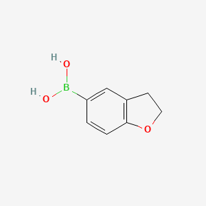 molecular formula C8H9BO3 B1303758 2,3-Dihydrobenzofuran-5-boronic acid CAS No. 227305-69-3