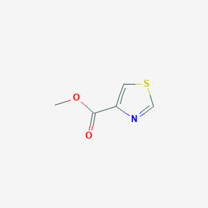 molecular formula C5H5NO2S B1303759 Methyl thiazole-4-carboxylate CAS No. 59418-09-6