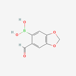 (6-Formylbenzo[d][1,3]dioxol-5-yl)boronic acid