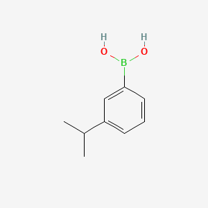 molecular formula C9H13BO2 B1303772 3-Isopropylphenylboronic acid CAS No. 216019-28-2
