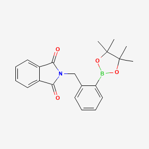 2-[2-(4,4,5,5-Tetramethyl-[1,3,2]dioxaborolan-2-yl)-benzyl]-isoindole-1,3-dione