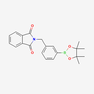 2-(3-(4,4,5,5-Tetramethyl-1,3,2-dioxaborolan-2-yl)benzyl)isoindoline-1,3-dione