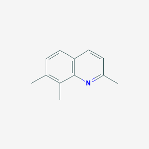 molecular formula C12H13N B013038 2,7,8-Trimethylquinoline CAS No. 102871-68-1