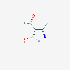 5-Methoxy-1,3-dimethyl-1H-pyrazole-4-carbaldehyde