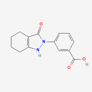 3-(3-Oxo-1,3,4,5,6,7-hexahydro-2H-indazol-2-yl)-benzenecarboxylic acid