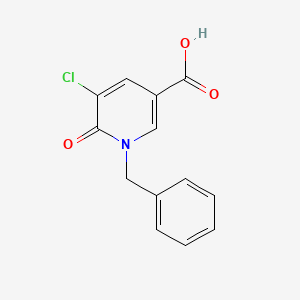 1-Benzyl-5-chloro-6-oxo-1,6-dihydro-3-pyridinecarboxylic acid