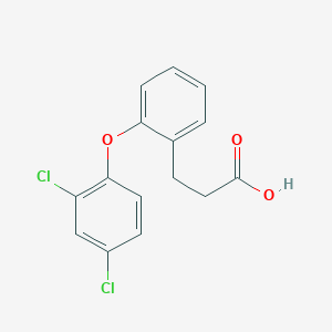 3-[2-(2,4-dichlorophenoxy)phenyl]propanoic Acid
