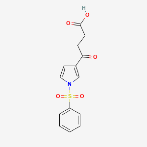 4-Oxo-4-(1-(phenylsulfonyl)-1H-pyrrol-3-yl)butanoic acid
