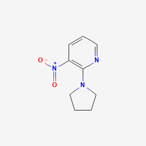 molecular formula C9H11N3O2 B1303881 3-Nitro-2-(1-pyrrolidinyl)pyridine CAS No. 26820-73-5