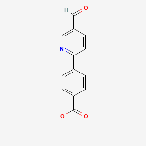 Methyl 4-(5-formyl-2-pyridinyl)benzenecarboxylate
