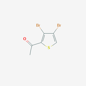 molecular formula C6H4Br2OS B1303899 1-(3,4-Dibromothiophen-2-yl)ethanone CAS No. 57681-57-9