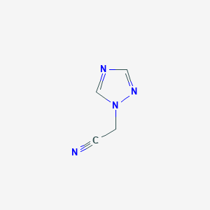 molecular formula C4H4N4 B1303952 2-(1H-1,2,4-triazol-1-yl)acetonitrile CAS No. 81606-79-3