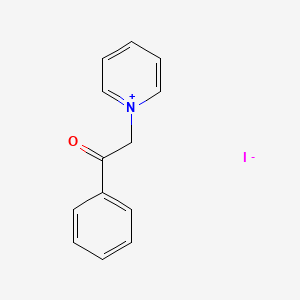 molecular formula C13H12INO B1303968 1-(2-Oxo-2-phenylethyl)pyridinium iodide CAS No. 1137-94-6