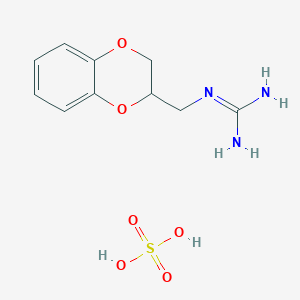 molecular formula C10H15N3O6S B130397 Guanoxan sulfate CAS No. 5714-04-5