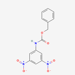 molecular formula C14H11N3O6 B13039748 Benzyl N-(3,5-dinitrophenyl)carbamate CAS No. 1415920-03-4