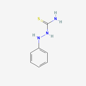 molecular formula C7H9N3S B1303989 Hydrazinecarbothioamide, 2-phenyl- CAS No. 645-48-7