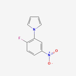 molecular formula C10H7FN2O2 B1303990 1-(2-fluoro-5-nitrophenyl)-1H-pyrrole CAS No. 96623-75-5