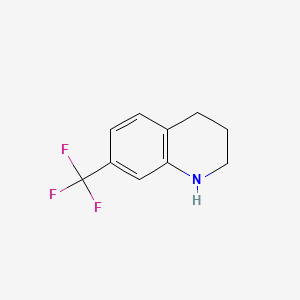 molecular formula C10H10F3N B1303991 7-(三氟甲基)-1,2,3,4-四氢喹啉 CAS No. 450-62-4