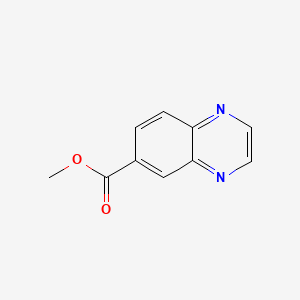 molecular formula C10H8N2O2 B1303993 Methyl quinoxaline-6-carboxylate CAS No. 23088-23-5