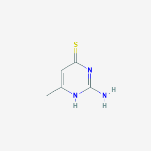 molecular formula C5H7N3S B1303998 2-Amino-6-methylpyrimidine-4-thiol CAS No. 6307-44-4