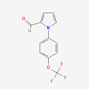 1-[4-(Trifluoromethoxy)phenyl]-1H-pyrrole-2-carbaldehyde