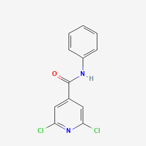 molecular formula C12H8Cl2N2O B1304012 2,6-Dichloro-N-phenylisonicotinamide CAS No. 287174-84-9