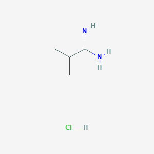 molecular formula C4H11ClN2 B1304013 2-Methylpropanimidamide hydrochloride CAS No. 22007-68-7