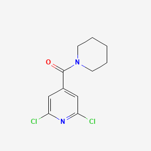 molecular formula C11H12Cl2N2O B1304015 2,6-Dichloro-4-(piperidin-1-ylcarbonyl)pyridine CAS No. 287196-80-9