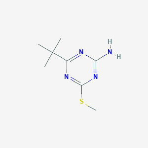 molecular formula C8H14N4S B1304018 4-(Tert-butyl)-6-(methylthio)-1,3,5-triazin-2-amine CAS No. 175204-56-5