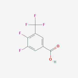 molecular formula C8H3F5O2 B1304022 3,4-difluoro-5-(trifluoromethyl)benzoic Acid CAS No. 237761-76-1