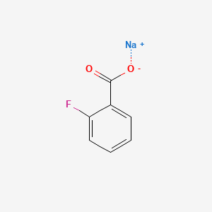 molecular formula C7H4FNaO2 B1304024 Sodium 2-fluorobenzoate CAS No. 490-97-1
