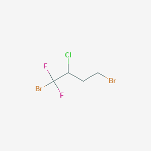 molecular formula C4H5Br2ClF2 B1304028 1,4-Dibromo-2-chloro-1,1-difluorobutane CAS No. 883499-16-9