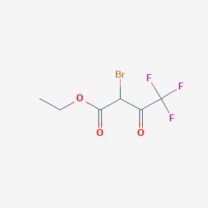 molecular formula C6H6BrF3O3 B1304033 Ethyl 2-bromo-4,4,4-trifluoro-3-oxobutanoate CAS No. 4544-43-8