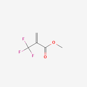 molecular formula C5H5F3O2 B1304038 2-(三氟甲基)丙烯酸甲酯 CAS No. 382-90-1