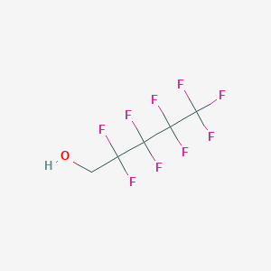 molecular formula C5H3F9O B1304039 1H,1H-perfluoropentan-1-ol CAS No. 355-28-2