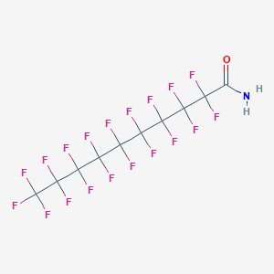 molecular formula C10H2F19NO B1304041 Perfluorodecanamide CAS No. 307-40-4