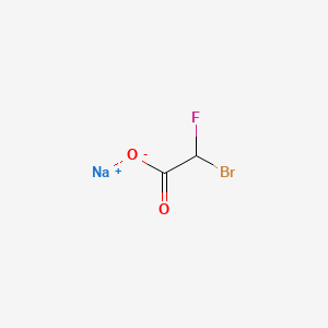 molecular formula C2HBrFNaO2 B1304046 Sodium bromofluoroacetate CAS No. 70395-36-7